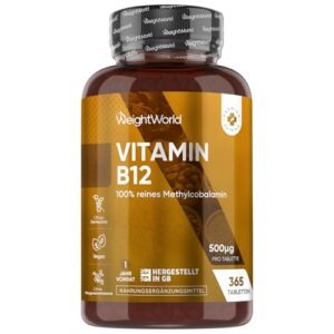 WeightWorld B12 Methylcobalamin 500mcg Tabletten