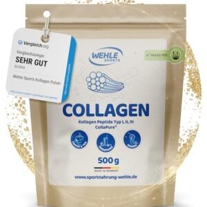 Wehle Sports Collagen Pulver Typ 1,2&3 500g