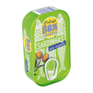 Bom Petisco Sardinen in Olivenöl, Dose aus Portugal